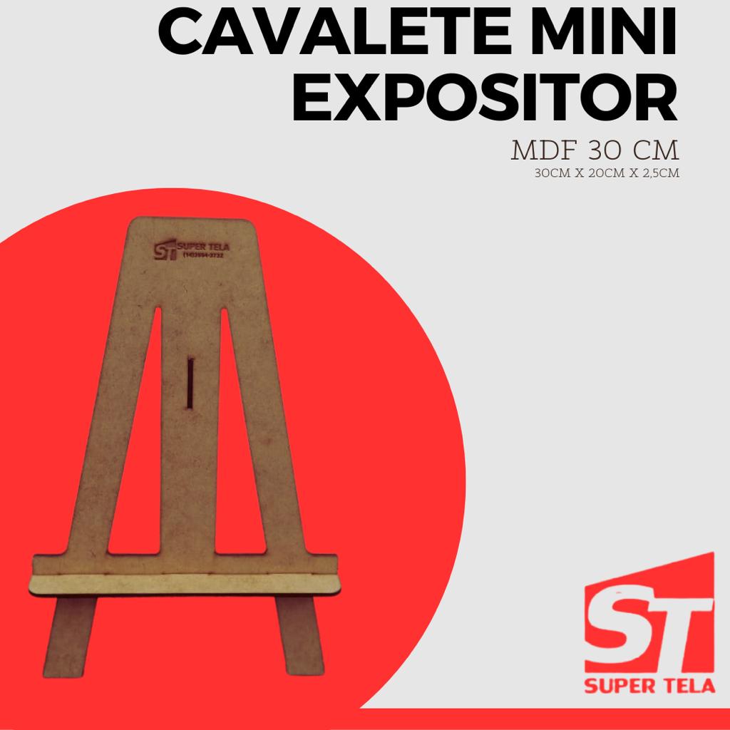 Cavalete Expositor mdf 30 cm-Para Montar