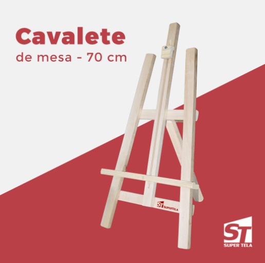 Cavalete de Pintura 70 cm - Cavalete de Mesa