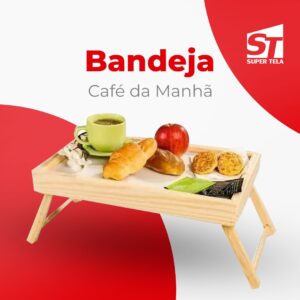 Bandeja / Mesa de Cama Com Pés