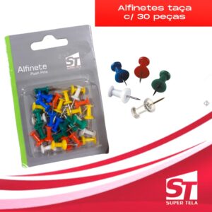 Alfinetes taça c/ 30 peças