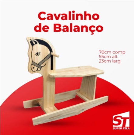 Cavalinho de Balanço - Madeira