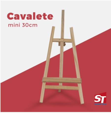 Mini Cavalete de Pintura 30 cm