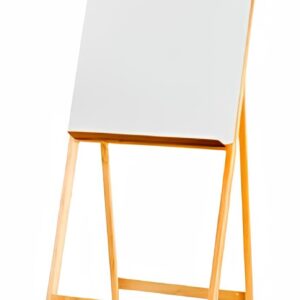 Cavalete Porta Bloco Flip Chart – 1,50 m – Painel Branco