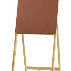 Cavalete Porta Bloco Flip Chart – 1,80 m – Painel Marrom