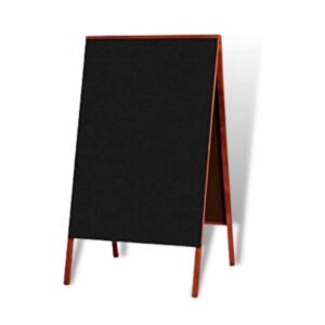 Lousa Cavalete 2 Faces – Preto 70×50 cm
