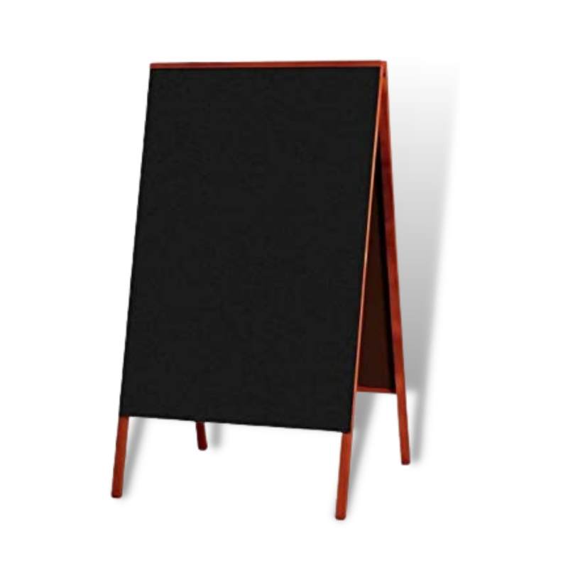 Lousa Cavalete 2 Faces - Preto 70x50 cm
