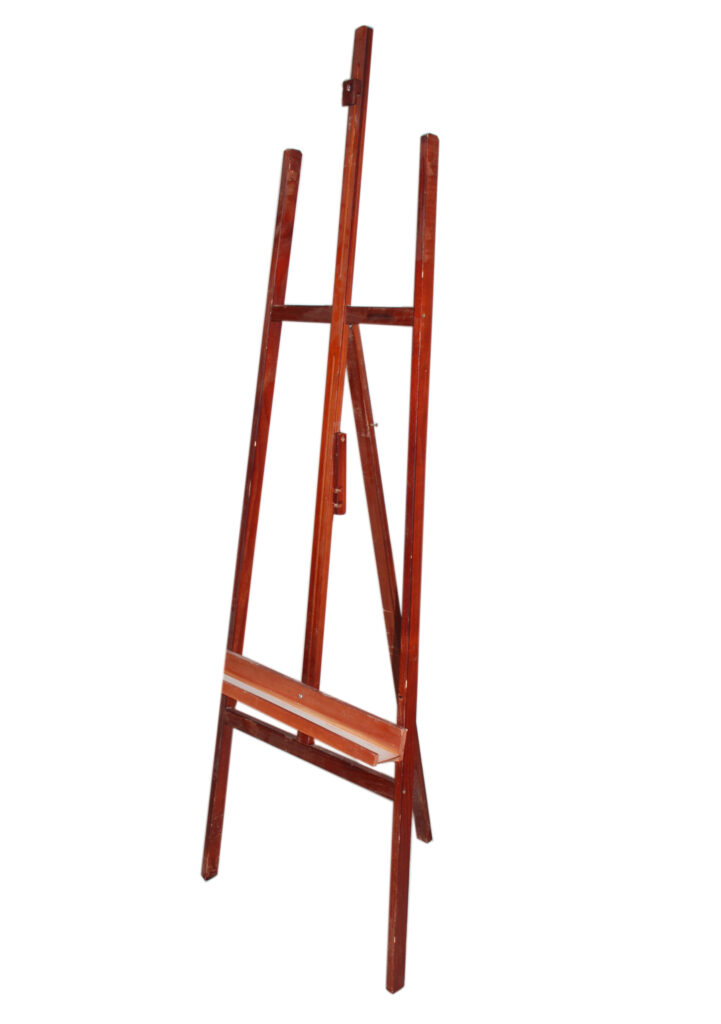 Cavalete de Pintura 1,50m – Cor Mogno- Fora de Linha