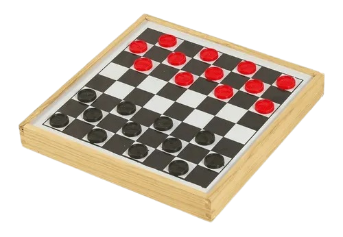 Jogo de Dama e Trilha em duratex