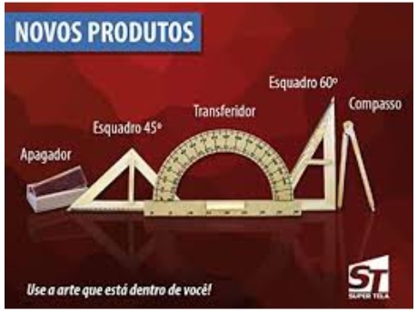 Kit Geométrico Professor Quadro Verde em Mdf com 5 peças