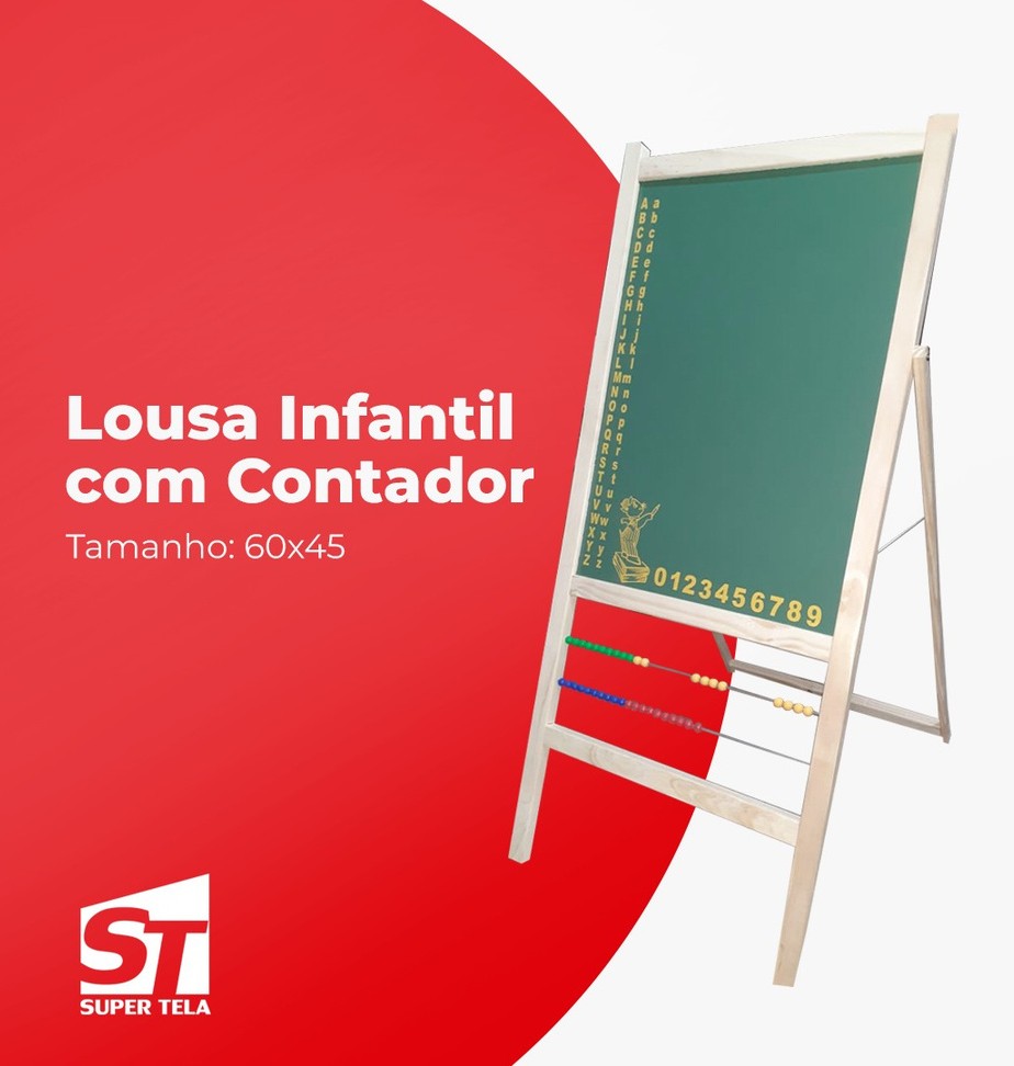Lousa Infantil com contador