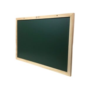Lousa/Quadro Escolar Verde 100×80 – Moldura em Madeira