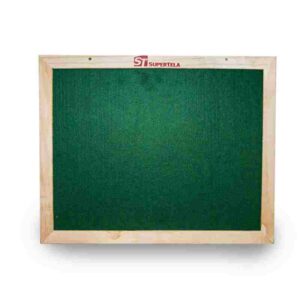 Quadro de Aviso em Feltro 100×80 – Moldura em Madeira